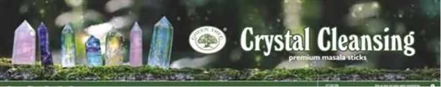 Crystal Cleansing rökelsestickor från Green Tree
